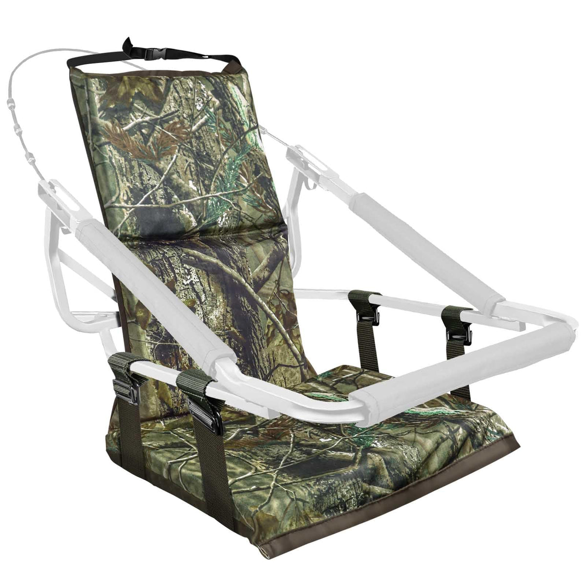 UQM tree stand seat replacement foldable design for easy transport during hunts.
