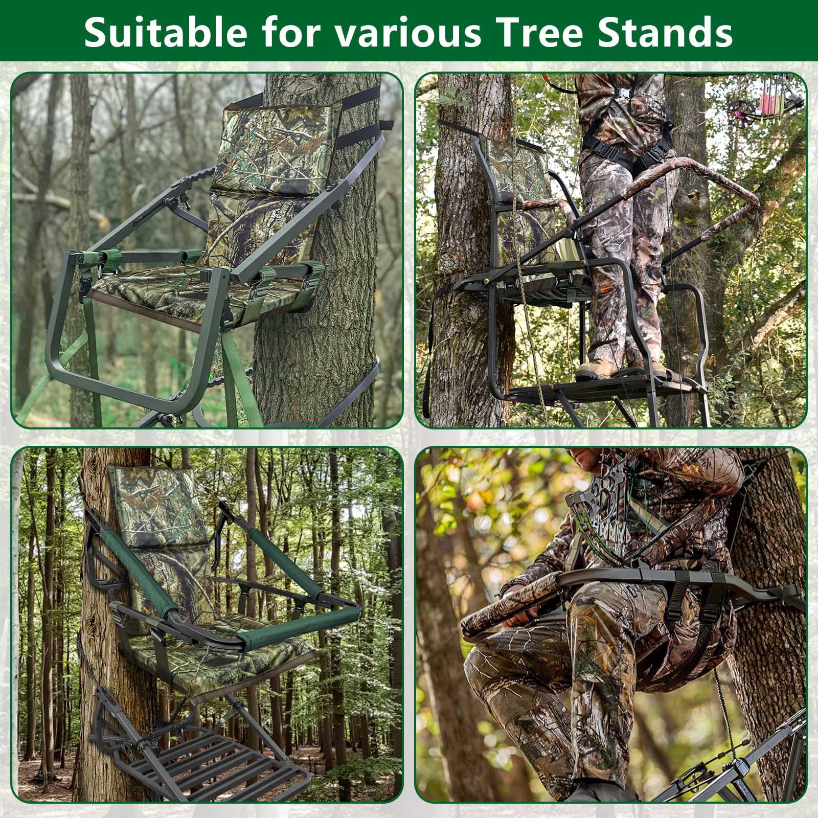 UQM tree stand seat replacement lightweight packable ideal for climbers.