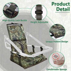 UQM tree stand seat replacement soft cushion for comfortable all-day sitting.