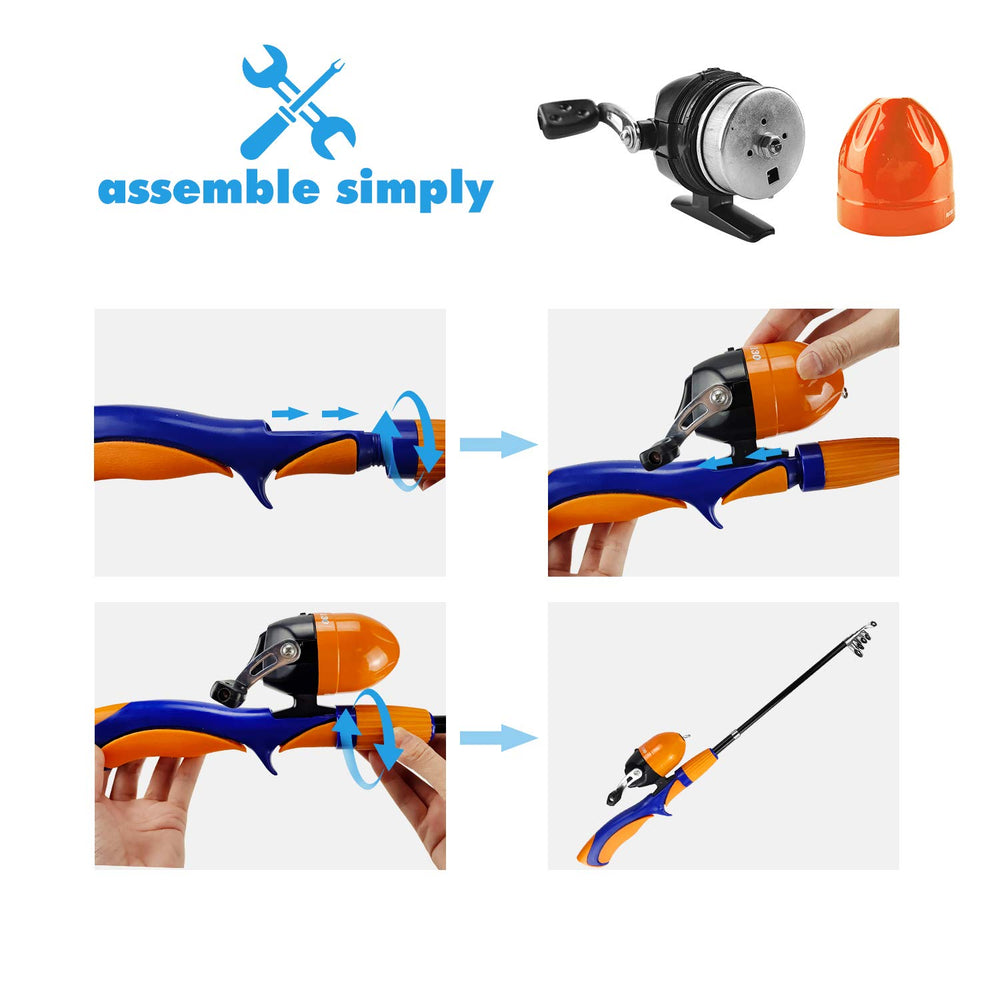 Epoxy-constructed Urban Deco fishing kit with EVA grip