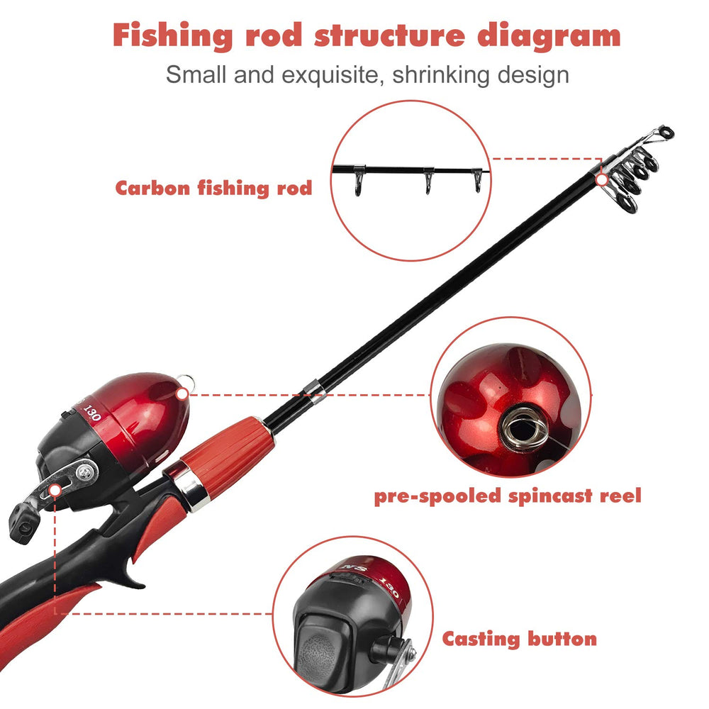Close-up of epoxy construction and EVA grip on the fishing pole
