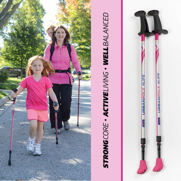Urban Poling 4LIFE all-terrain use suits trails, snow, and sand