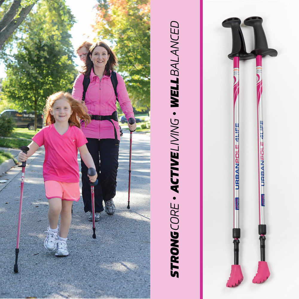 Urban Poling 4LIFE all-terrain use suits trails, snow, and sand
