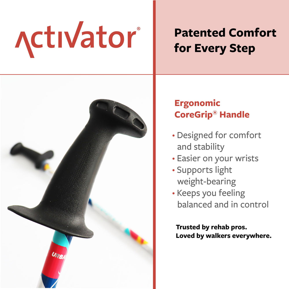 Urban Poling ACTIVATOR MODA is lightweight at 1.57 lb per pair for easy daily use.