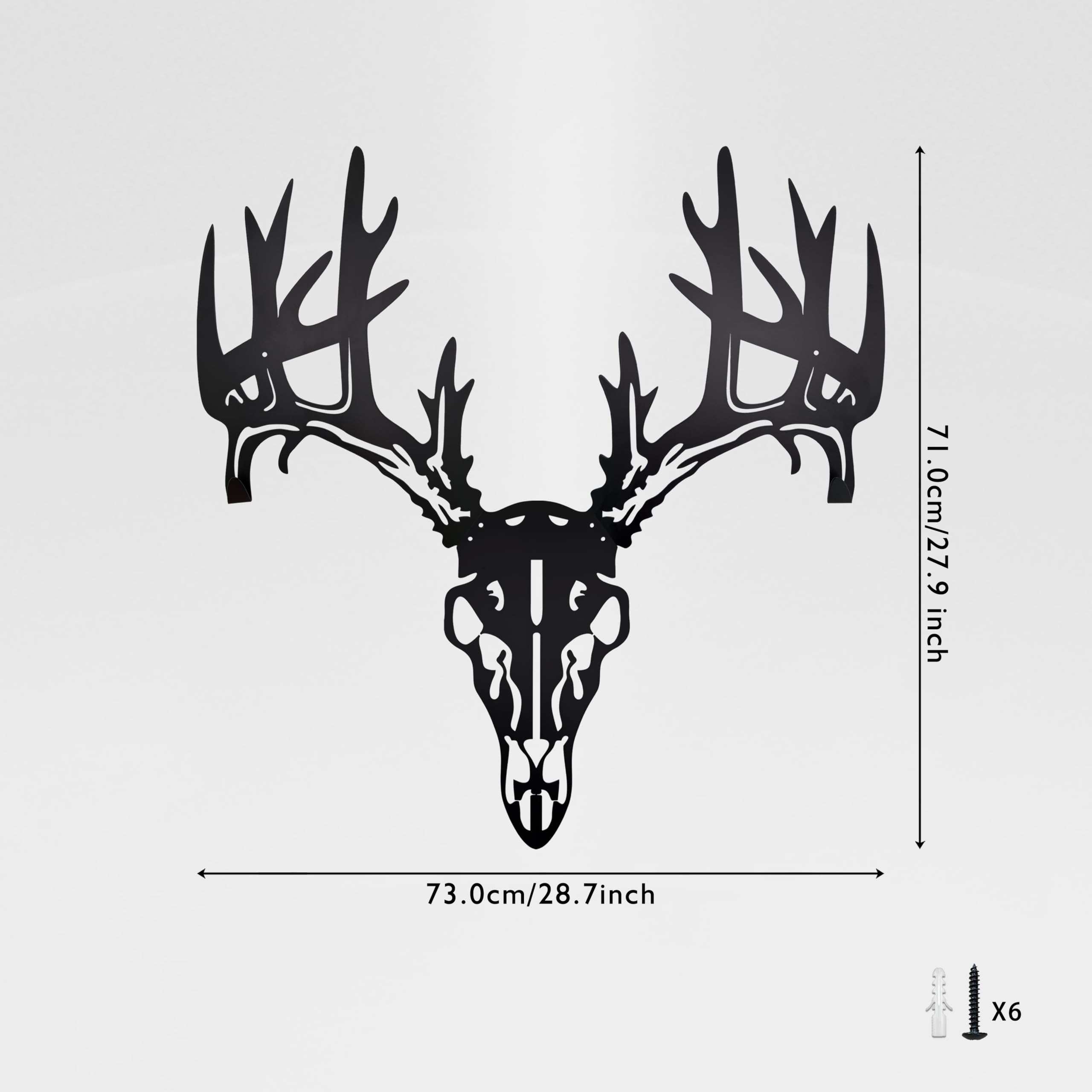 Urbraneco hunting decor display combines trophy aesthetics with practical gear storage.