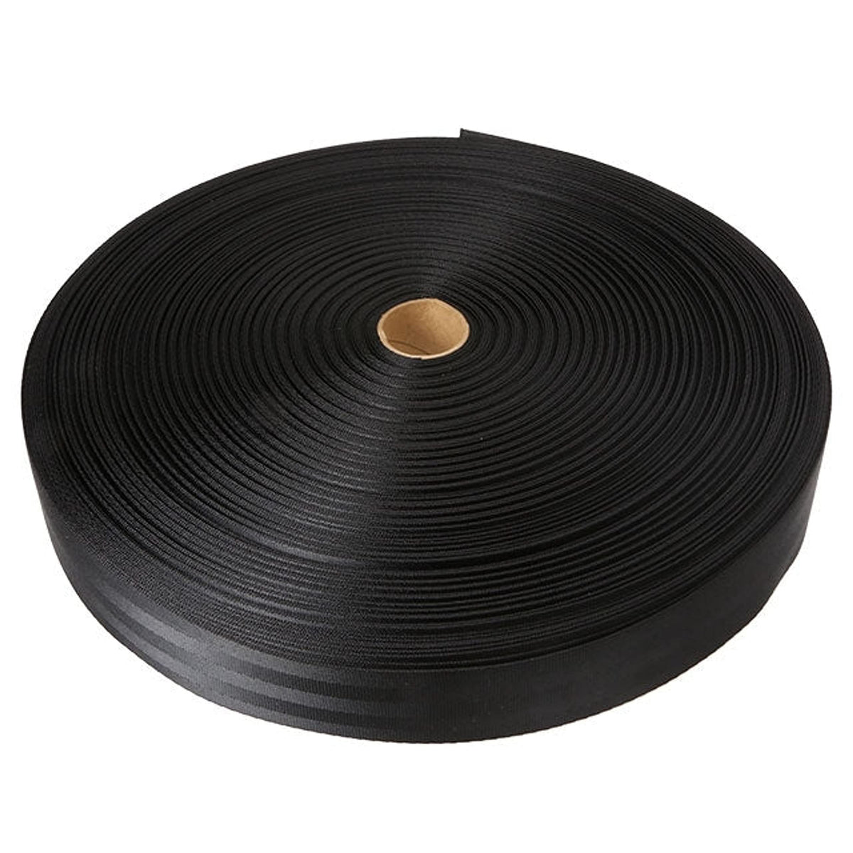 US Cargo Control seat belt style webbing 300 ft roll for secure tie-downs.