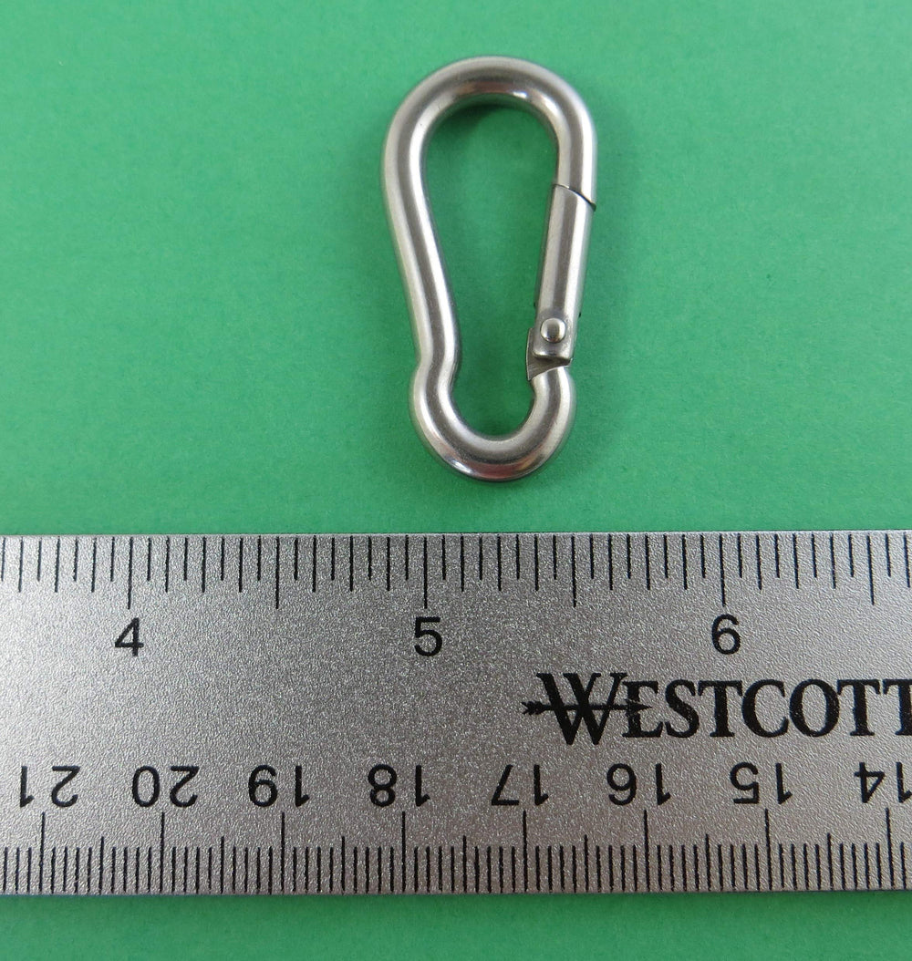 US Stainless 316 four-pack hook set for versatile gear connections.