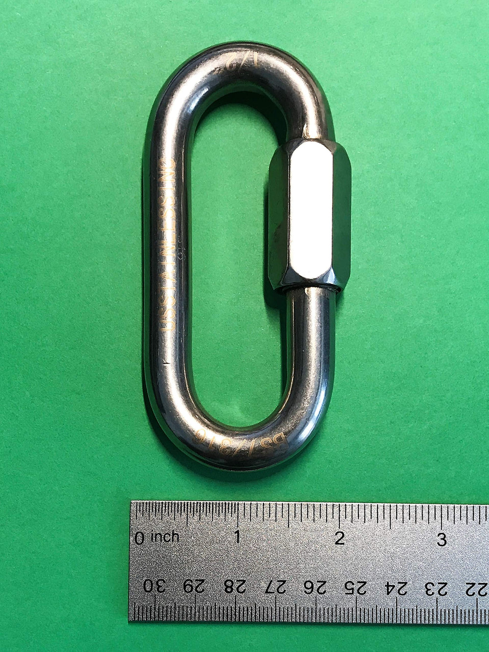 US Stainless 316 quick link half-inch rated for durable reliable marine connections