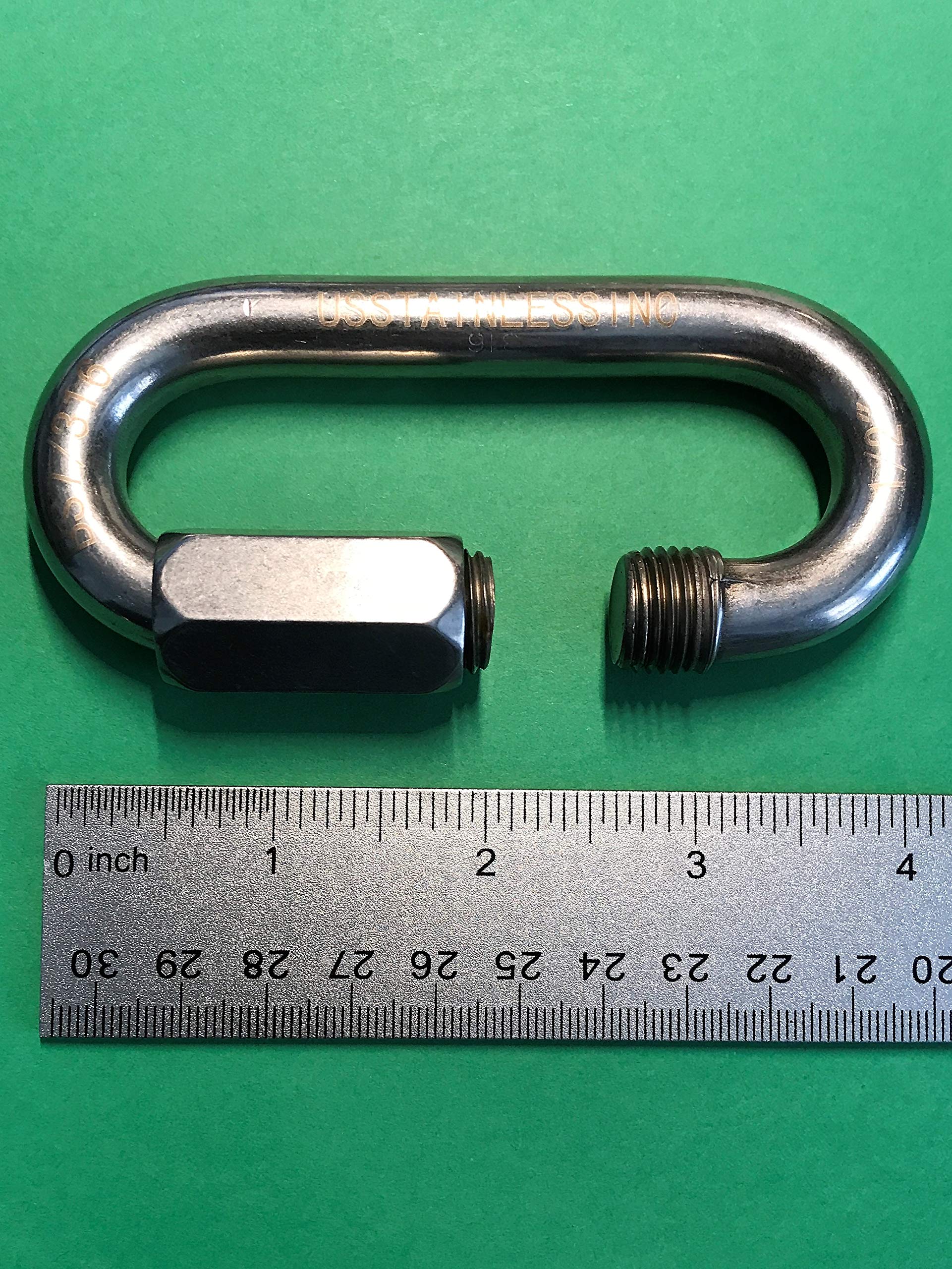 US Stainless marine grade quick link half-inch helps secure anchors and lines