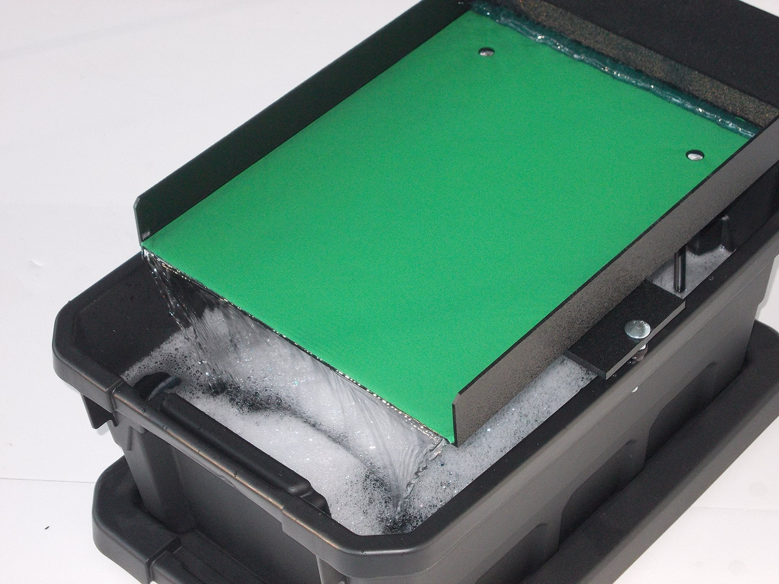 USA Prospector Miller Table with pump demonstrates efficient gold separation in compact space