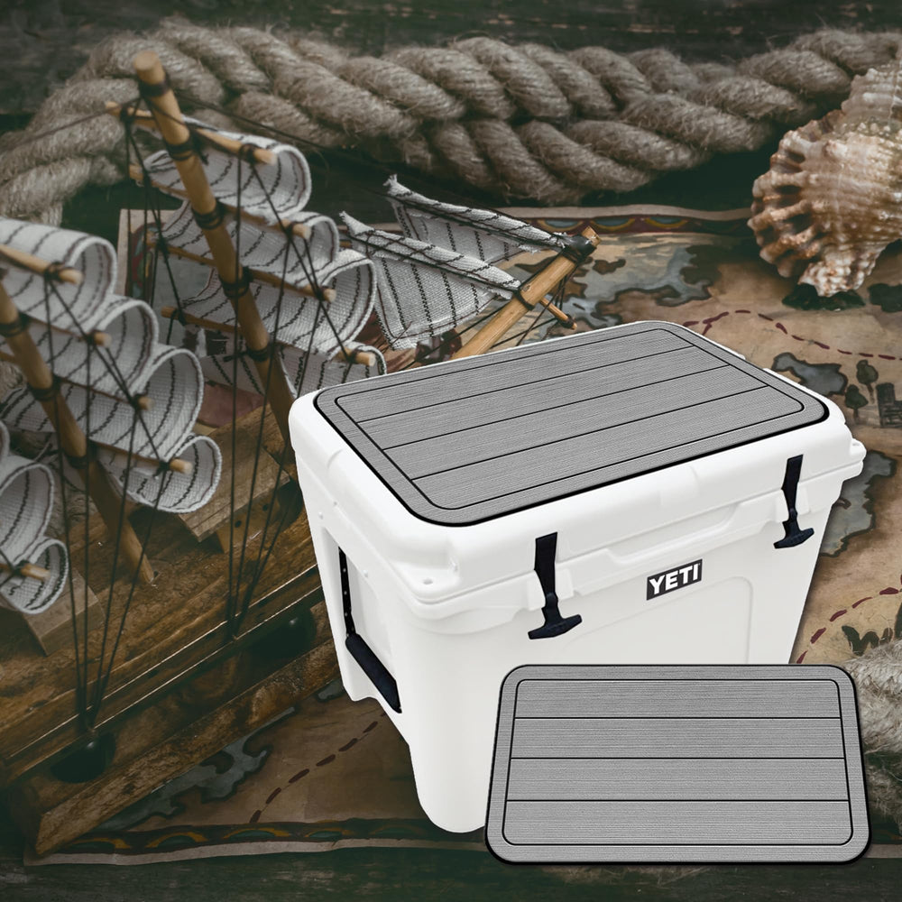 USATuff SeaDek pad detail with satin-teak color cue for aesthetics