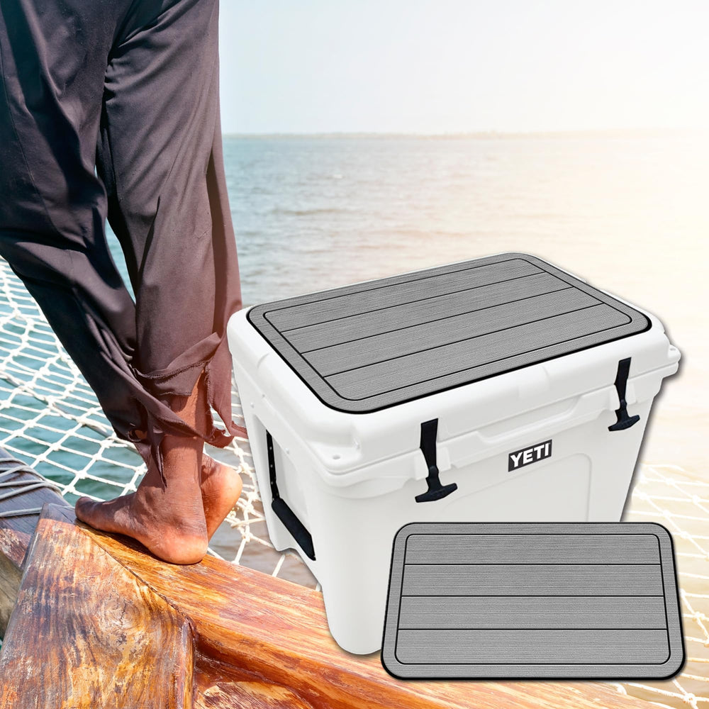 USATuff SeaDek installation shown as easy to install and clean