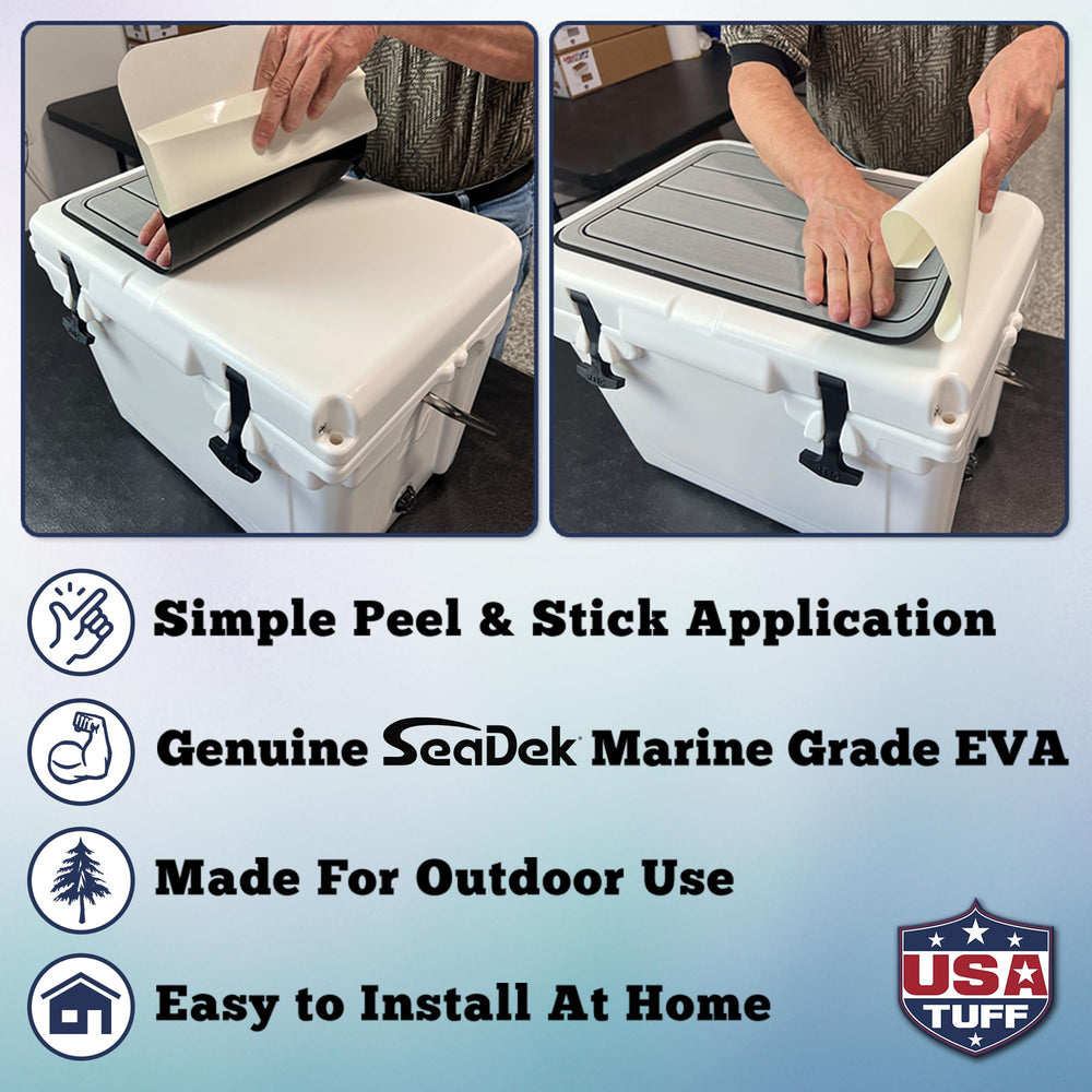 USATuff SeaDek stain- and UV-resistant surface for outdoor durability