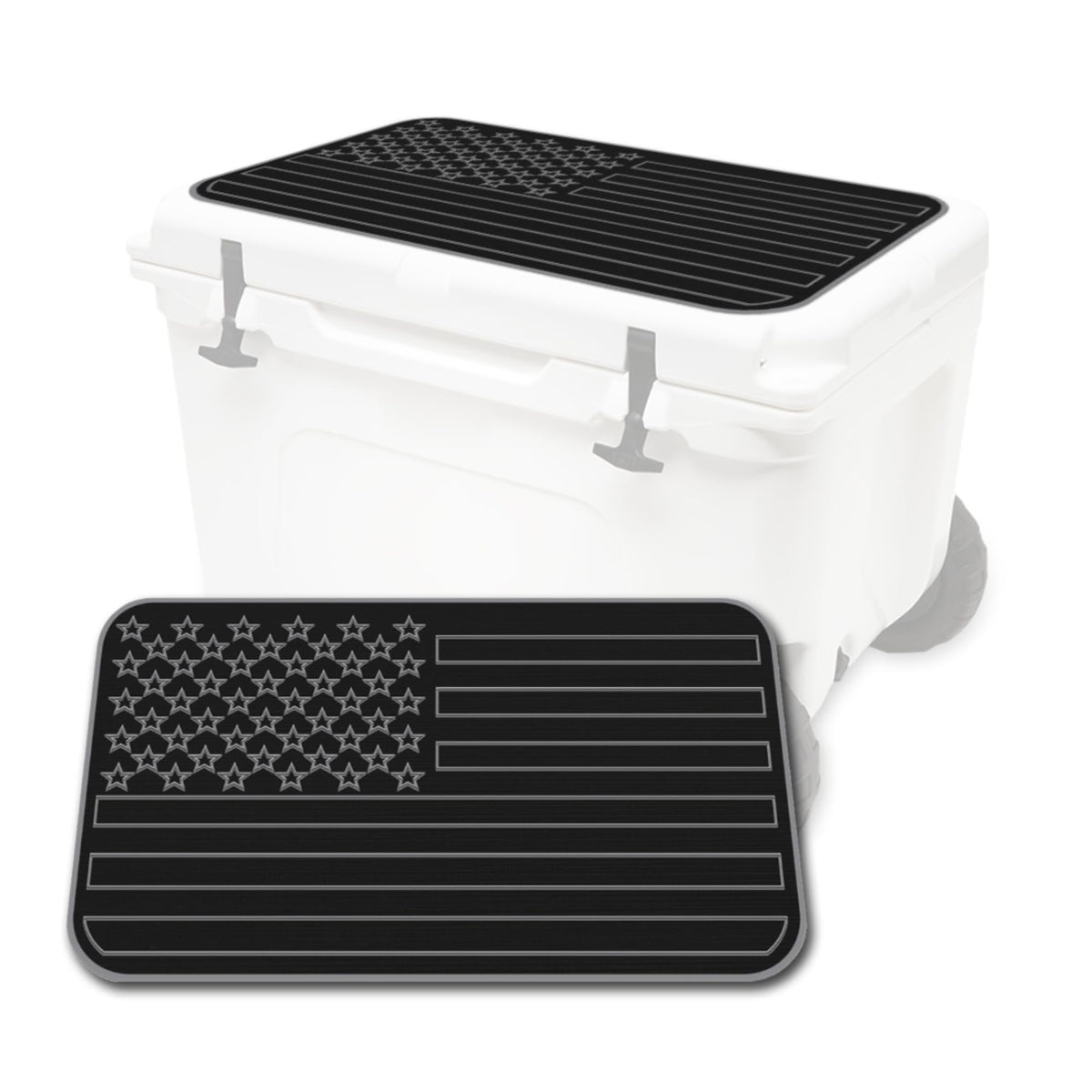 USATuff SeaDek EVA mat installed on YETI HAUL Tundra showing custom fit and non-slip comfort