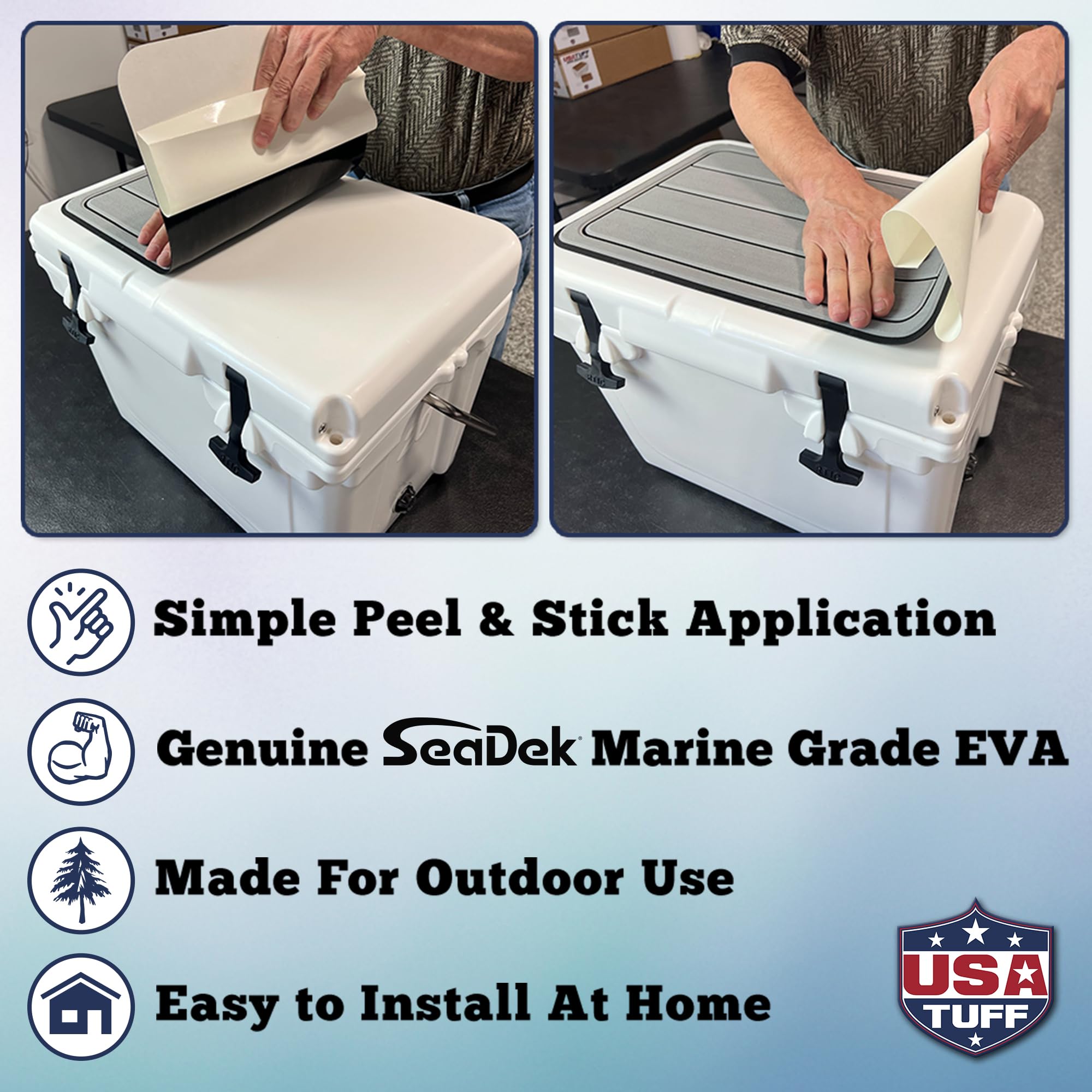 USATuff SeaDek EVA material with UV and stain resistance for sun-exposed use