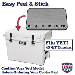 Non-slip surface of USATuff SeaDek EVA mat enhances footing during outdoor adventures.