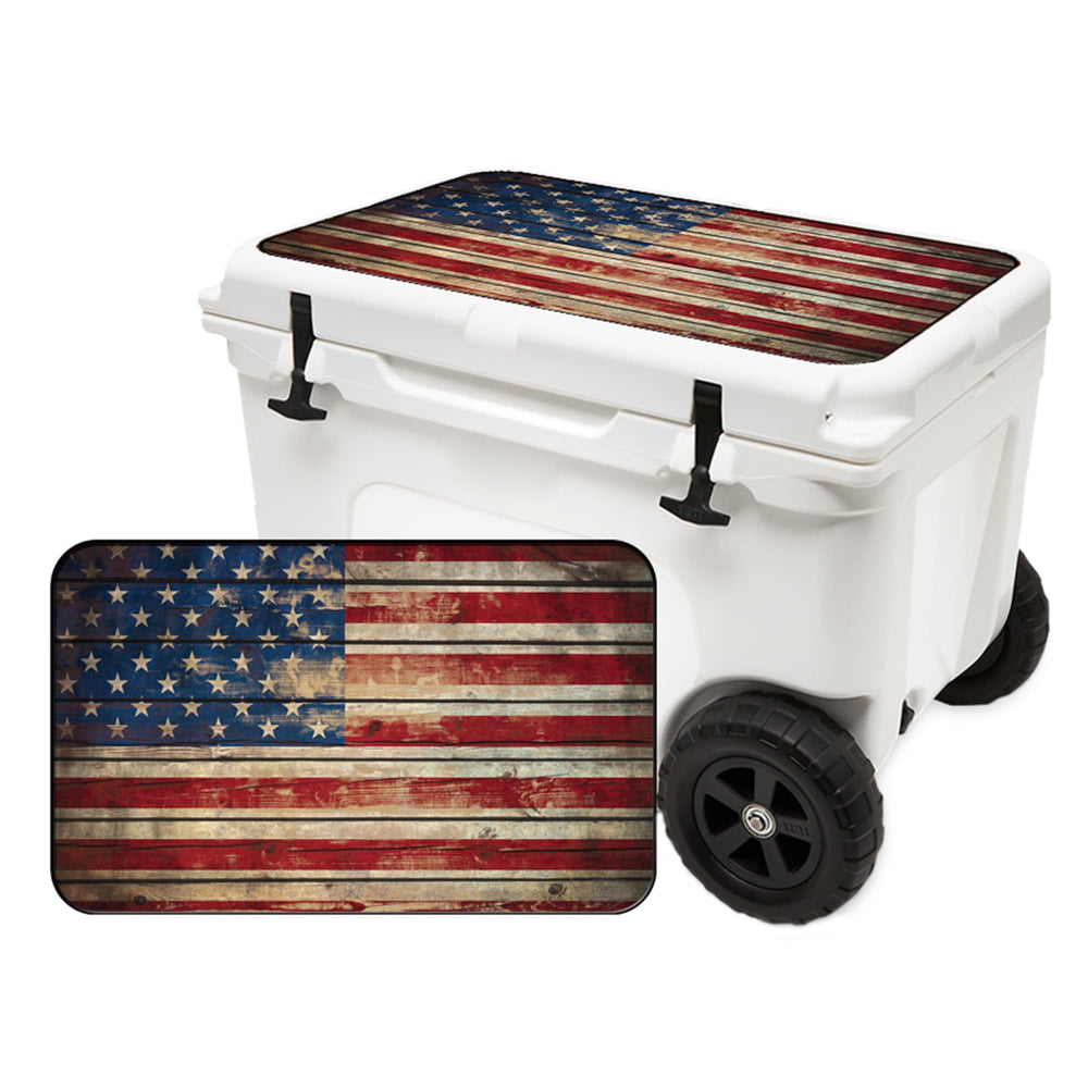 USATuff vinyl wrap for YETI Haul Wheeled Tundra lid adds durable protection and style