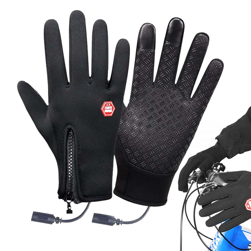 USB Heated Gloves portable USB power compatibility for travel.
