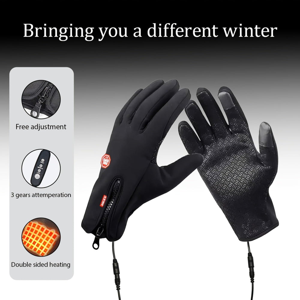 USB Heated Gloves with intelligent temperature control maintain steady warmth.