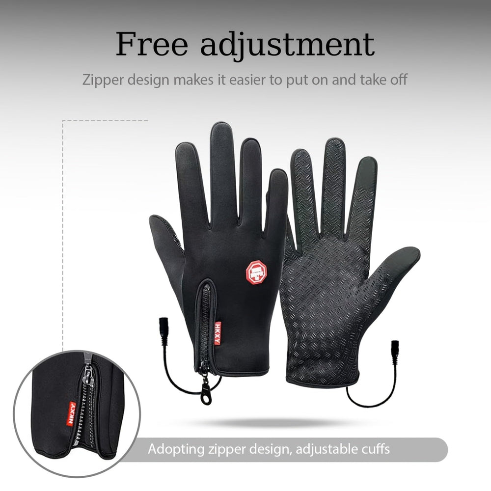 Thick lining and silicone palm improve warmth and grip.