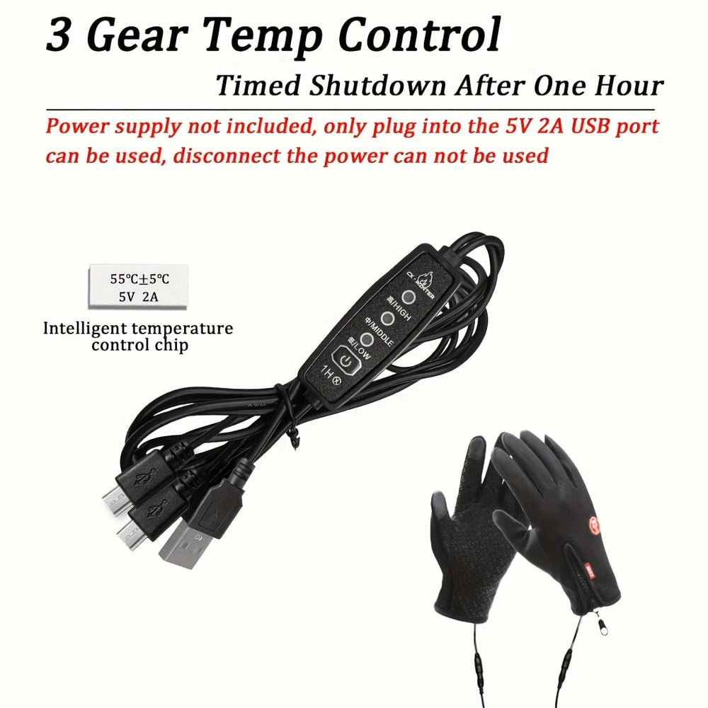Three heat settings let you tailor warmth to the day’s conditions.