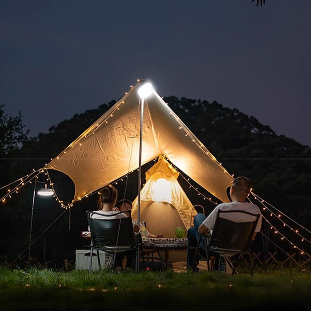 Multi-functional Mini Camping Lamp with 62x62x35mm dimensions fits small packs easily.