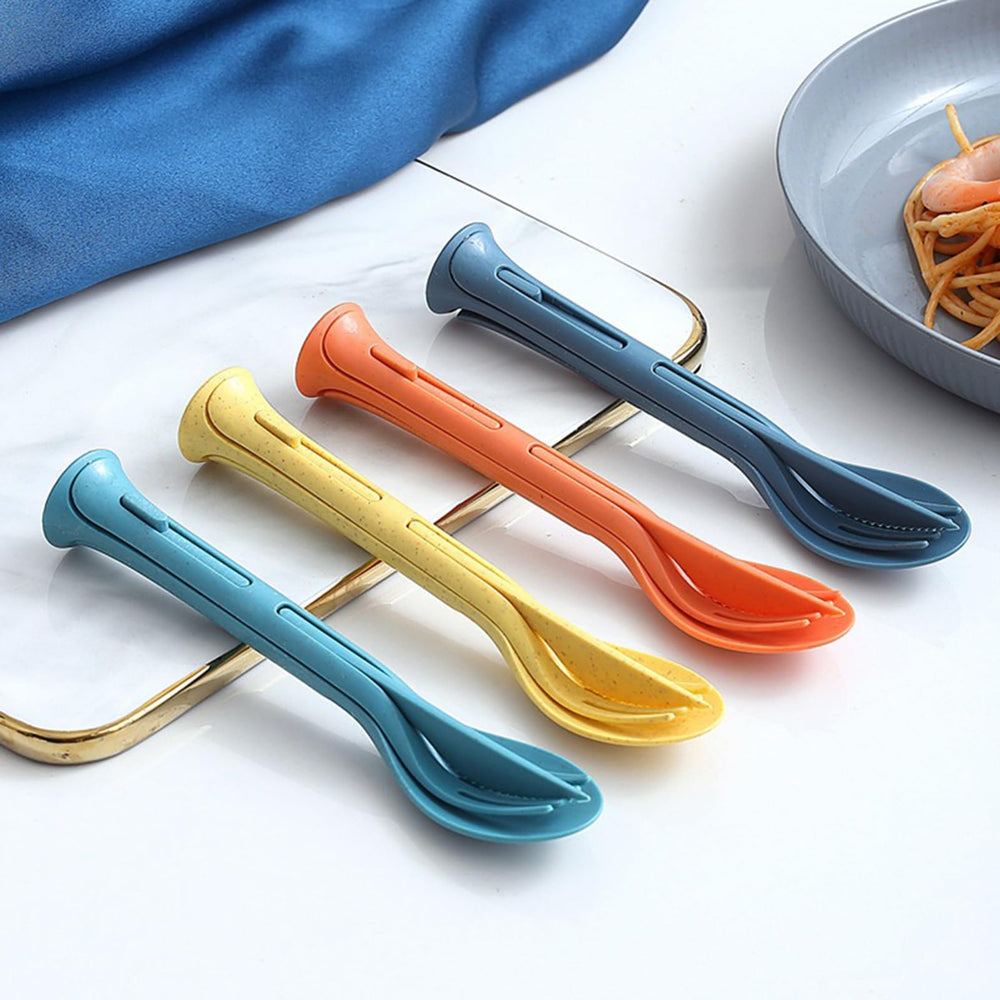 USemporium kids-friendly BPA-free utensils ideal for meals on the go
