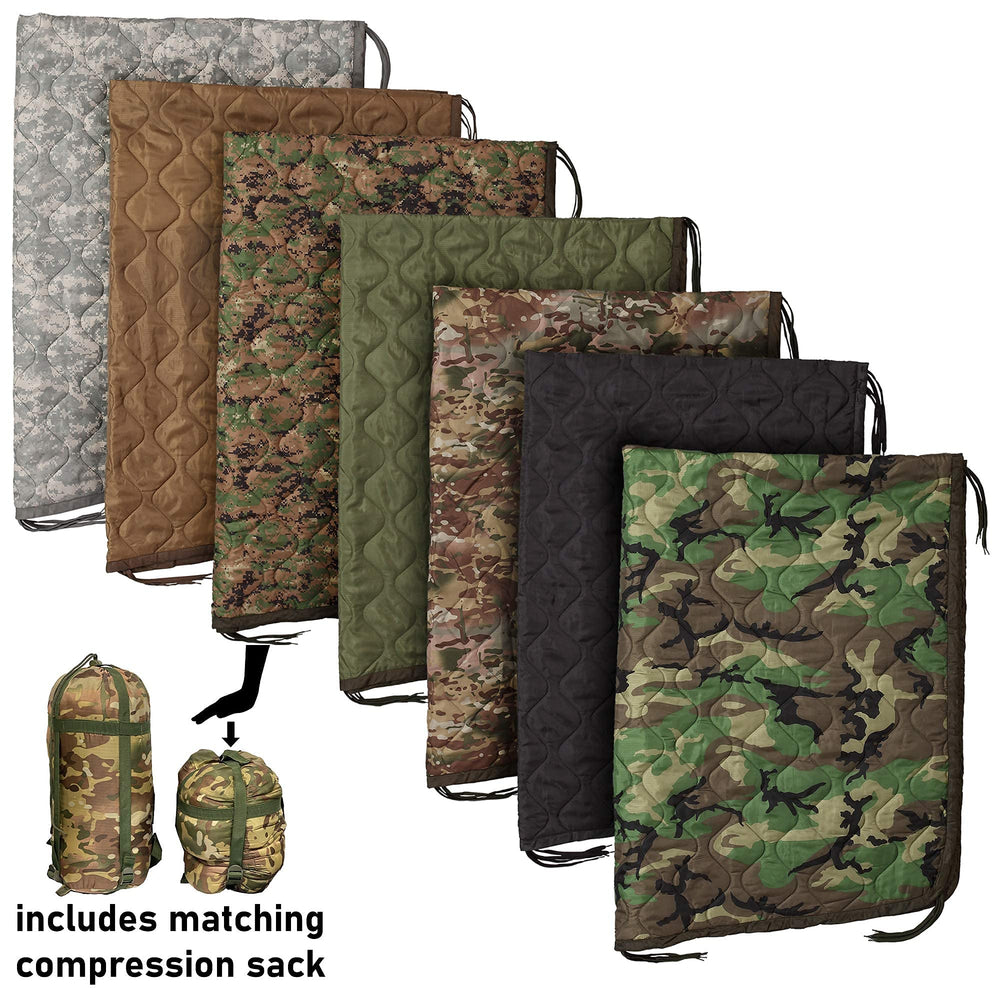 USGI Woobie Blanket as hammock insulator for outdoor comfort.