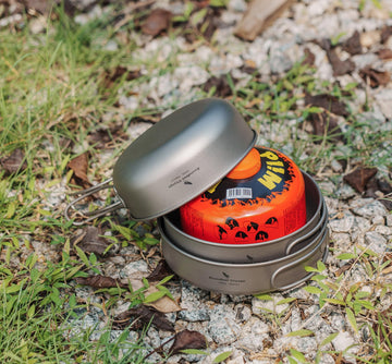 usharedo 500ml bowl paired with 550ml bowl for serving outdoors