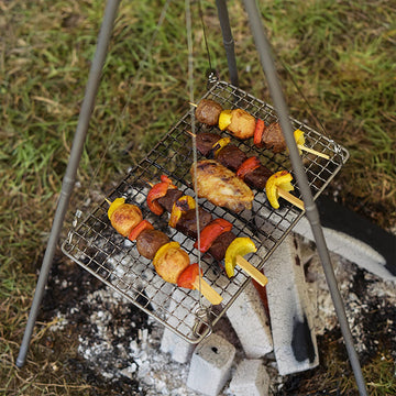 usharedo Boundless Voyage mini titanium grill side view showing heat distribution potential