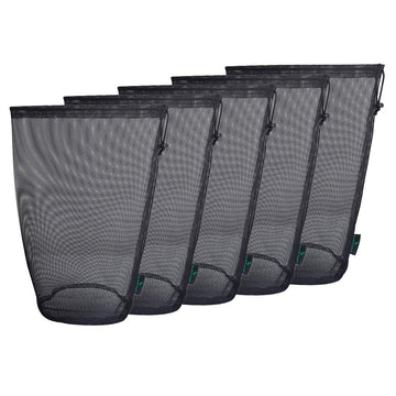 usharedo BVP01XL nylon mesh bag with drawstring keeps items secure while traveling