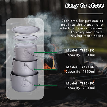 usharedo compact camping set fits into a backpack for on-the-go meals
