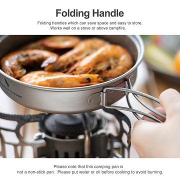 Usharedo compact mess kit with two pieces ready for camping use