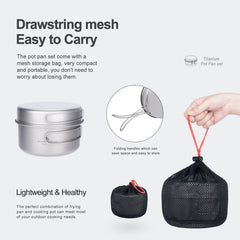Usharedo foldable handles folded for compact backpack storage