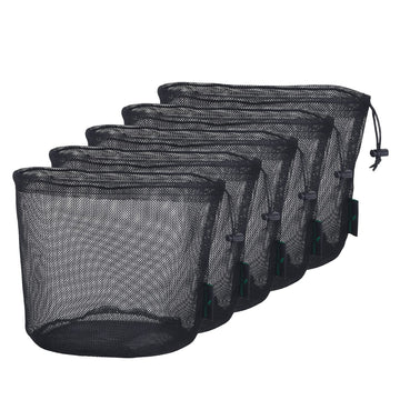 usharedo nylon mesh bag with drawstring closure for secure on-the-go storage