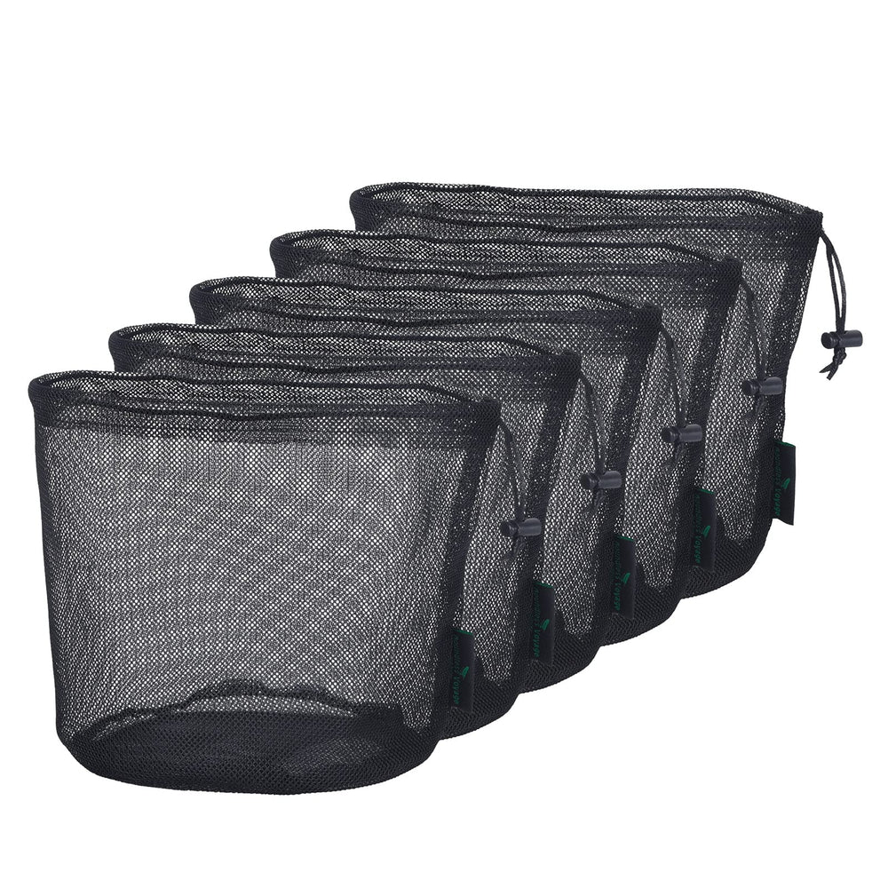 usharedo nylon mesh bag with drawstring closure for secure on-the-go storage