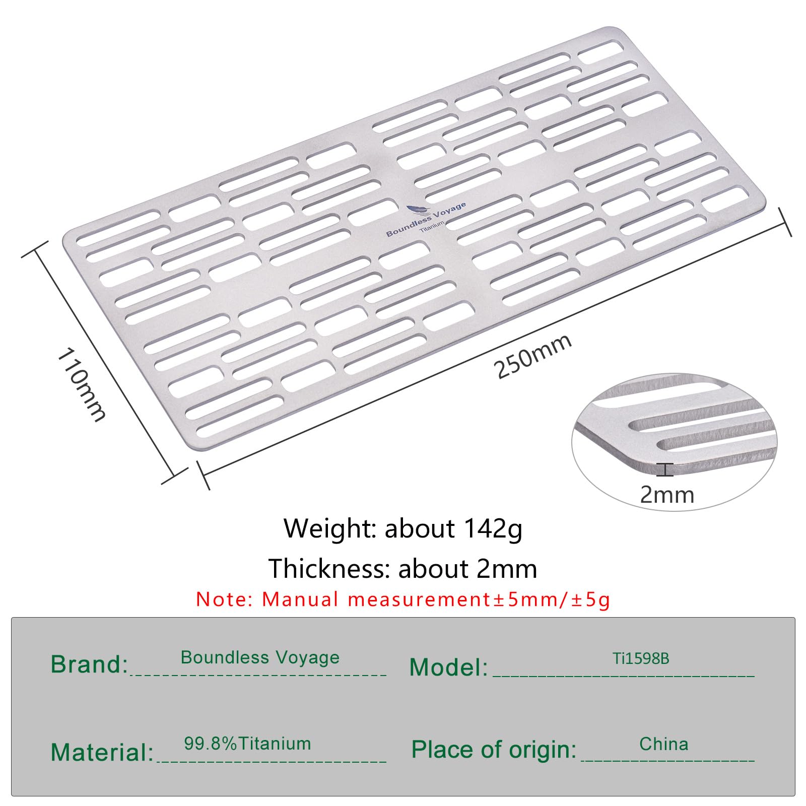 usharedo titanium cooling rack highlights a non-stick surface for grilling and cooling foods.