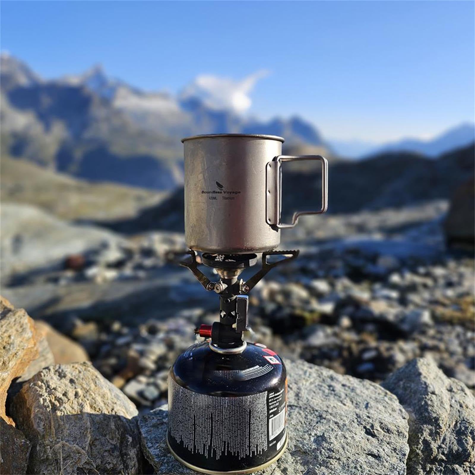 Durable Usharedo titanium mug designed for rugged outdoor use
