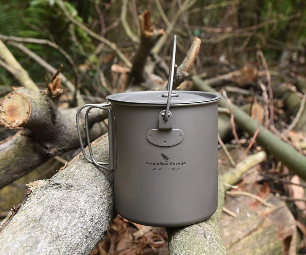 usharedo titanium pot top corner handle for secure grip.