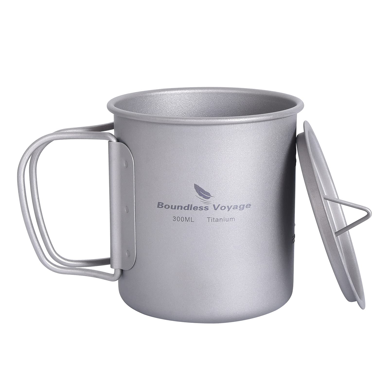 usharedo titanium pot with lid and folding bail handle for easy backpacking cooking