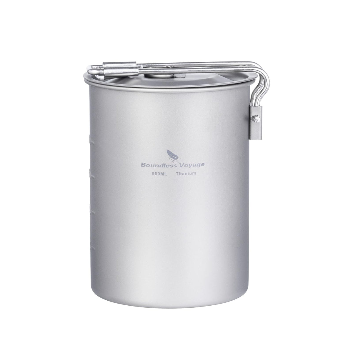 usharedo ultralight 900ml titanium pot with lid for camp cooking