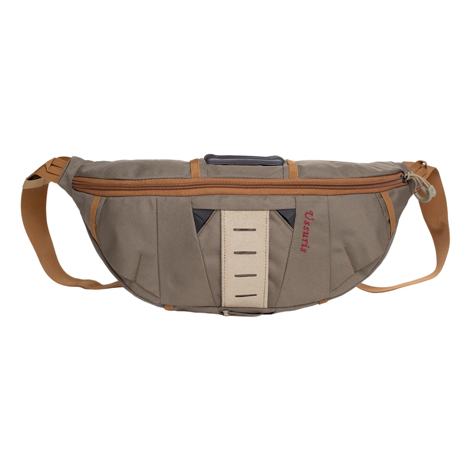 Front view of Ussuris fly fishing waist pack