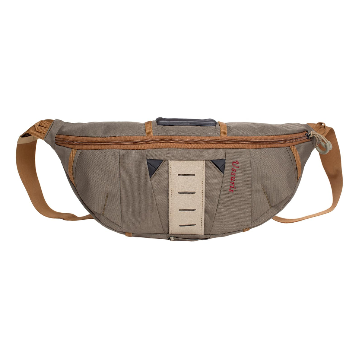Front view of Ussuris fly fishing waist pack