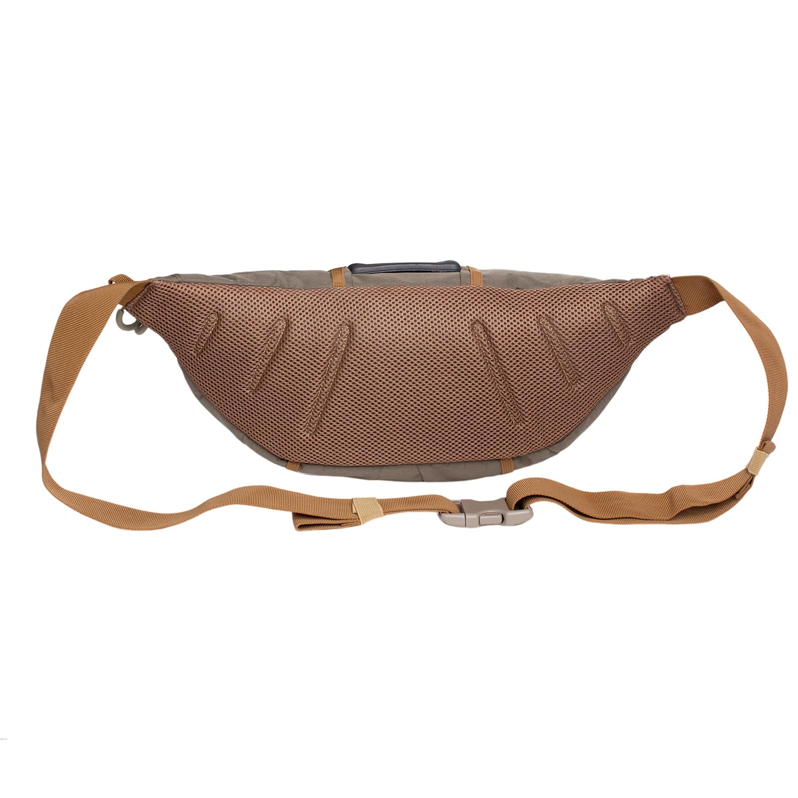 Model wearing the waist pack around the waist