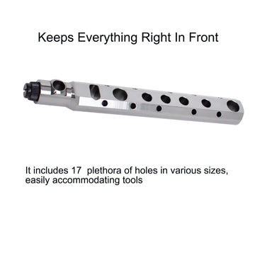 17-hole layout with varied hole sizes for quick access
