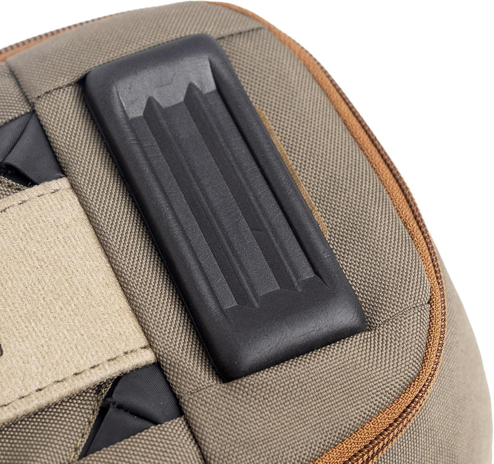 Ussuris small chest pack in wading setup illustrating hands-free mobility