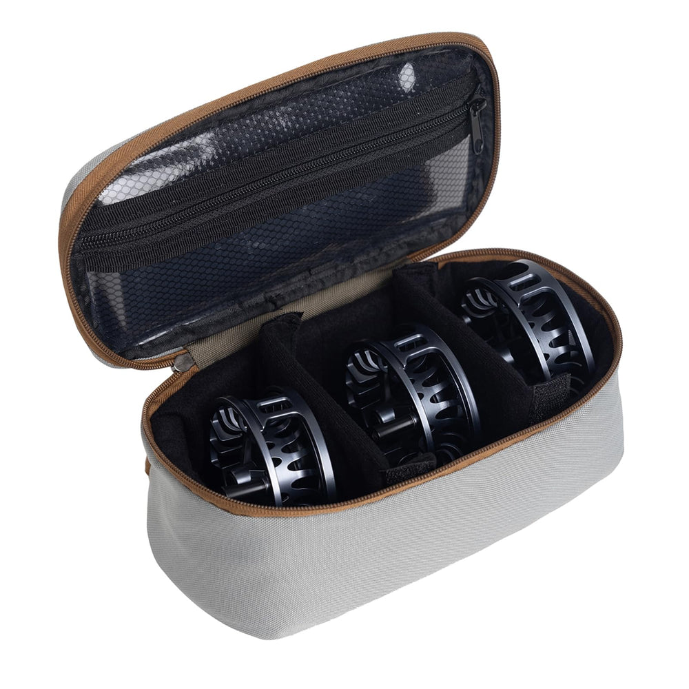 Closed view of the Ussuris reel case