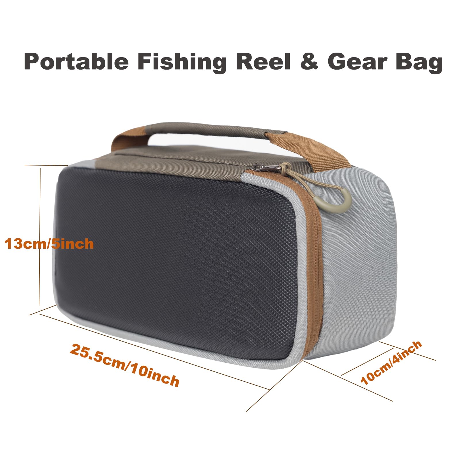 Case holding up to three fly reels
