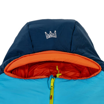 UST Monarch sleeping bag footbox vent adds space and warmth for chilly nights
