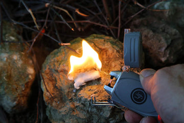 Compact TekFire dimensions fit easily in packs and pockets